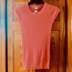 GAP ribbed blouse in blush color